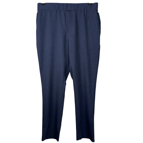 Bluffworks Mens Pants Large 33x29 Blue Presidio Airline Pull On Tailored Fit - Picture 1 of 12